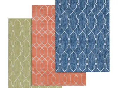 Rug Set 1930 3D model