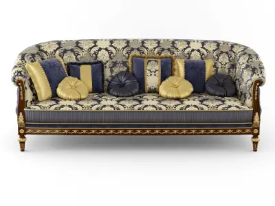 Royal classic sofa by Modenese 3D model