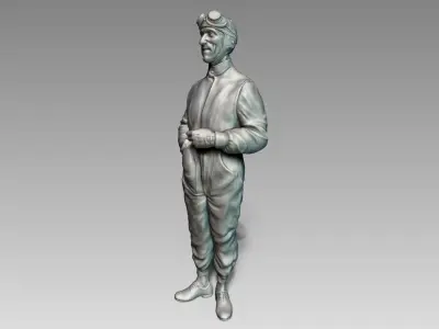 Car Driver Tazio Nuvolari 3D print model