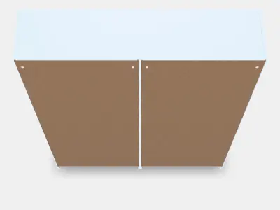 PAX 2 wardrobe frames 11 Low-poly 3D model