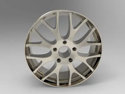 Wheel Rim 3D model 3D print model