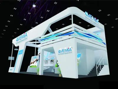 Exhibition - Area - 15X6-3DMAX2012-04 3D model