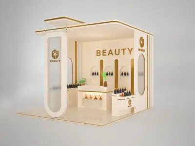 Exhibition Stand Stall Booth - K0010776 3D model