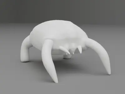 Half-Life Head Crab Free low-poly 3D model