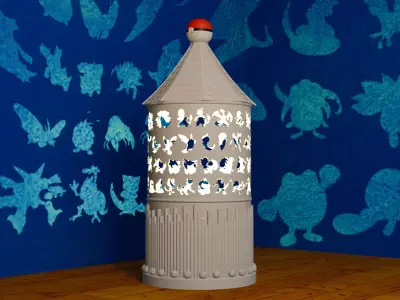 Pokemon Home Decor Lamp - All Classic Pokemon Bundle - 3 Lamps 3D print model