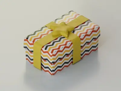 Gift Box Free 3D model
