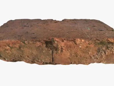 Brick Low-poly 3D model