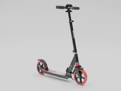 Electrical Cycle Low-poly 3D model