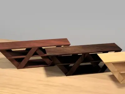 TV table 4 3D model
