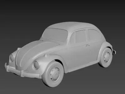 Volkswagen Beetle 1967  3D print model