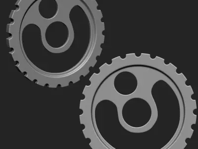 Steampunk Gears IMM Brush Pack 21 in One Vol 2 3D model