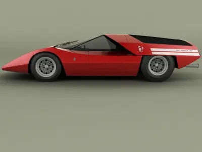 Fiat Abarth 2000 Scorpione 3D model