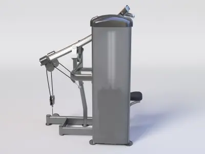 FUSE XL LAT PULLDOWN Low-poly 3D model