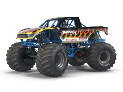 Monster Truck Bigfoot 3D model