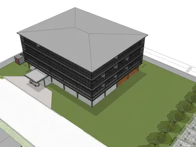 Box office 3D model