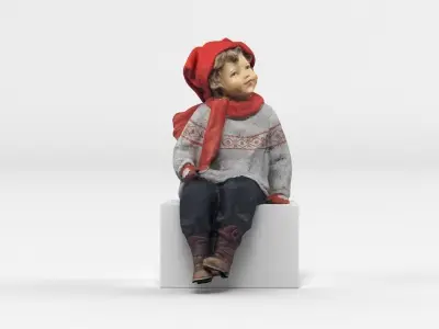 Boy Figurine 3D model