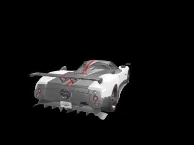 Pagani Zonda Cinque 2010 Roadster 3D model