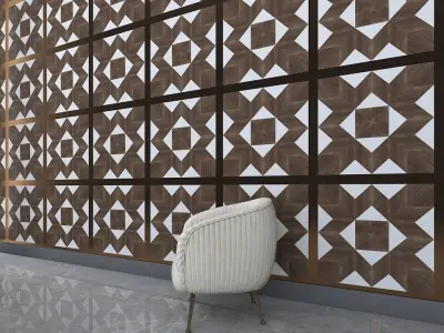 3d wall panel Low-poly 3D model Low-poly 3D model get
