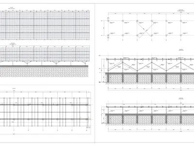 20 MW Solar Project Type 4 3D model