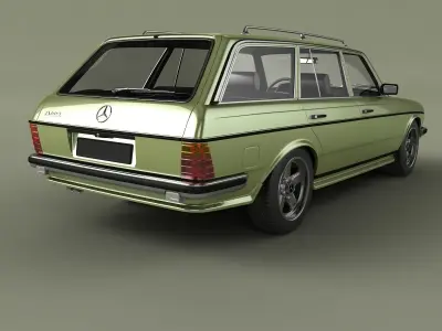 Mercedes-Benz W123 AMG WAgon 3D model