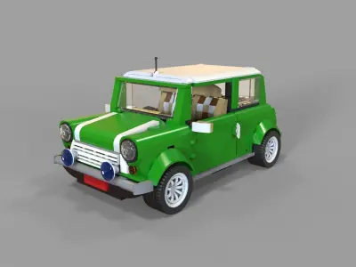Lego car 3D model