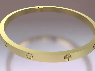  LOVE SMALL bracelet-High Quality 3D Printing Model 3D print model
