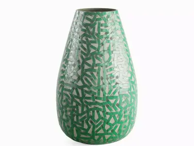 Porcelain Vase B 04 Low-poly 3D model