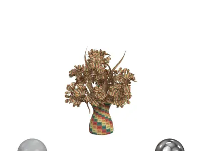 Geranium Bouquet 3D model