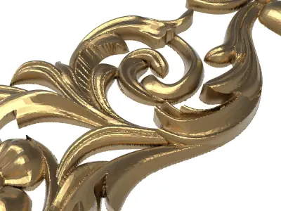  decorative pattern ready for 3D printing 3D model