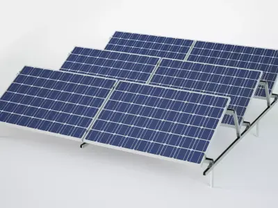 Sun Solar Panels 3D model