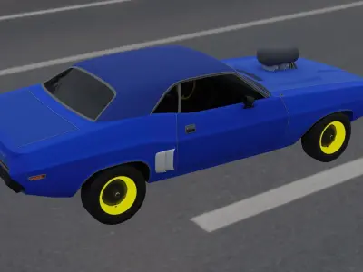 Dodge 3D model by justin777559