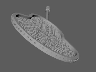 Tennis Racquet 3D model