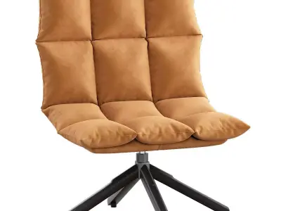Eleonora Fauteuil Daan cognac 3D model