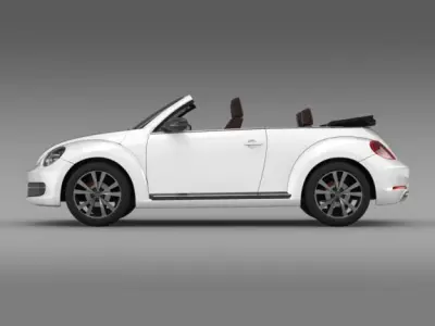 VW Beetle Cabrio sport 3D model