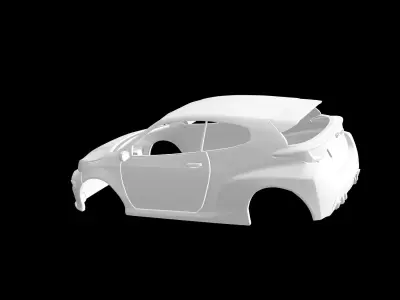 Toyota Yaris GR 3D print model