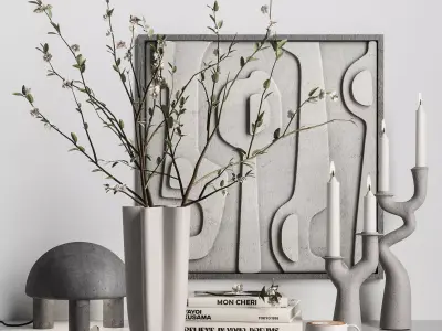 Decorative set049 3D model