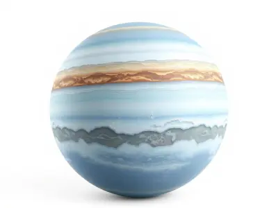 Planetary Atmosphere Sphere model pack Low-poly 3D model