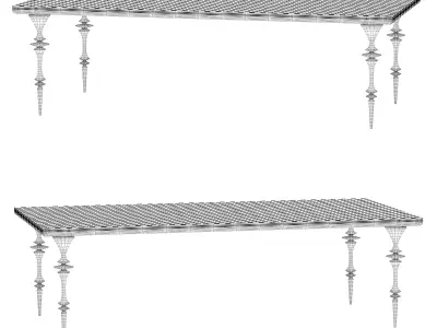 Arven Table By Elve Luxury 3D model