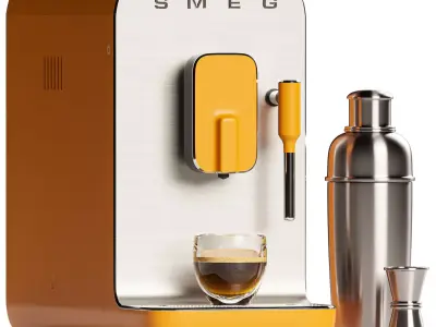 Smeg Automatic Coffee and Espresso Machine 3D model