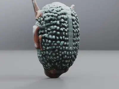 Japanese mask  3D model