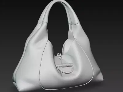 Gucci Softbit maxi shoulder bag Low-poly 3D model