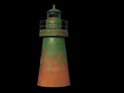 Lighthouse 3D Model PBR materials Low-poly 3D model