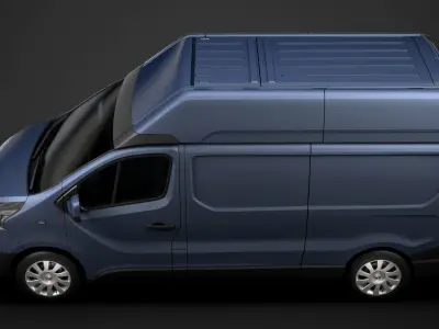 Renault Trafic Van L2H2 2020 3D model