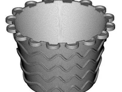 Transparent Pot 3D model