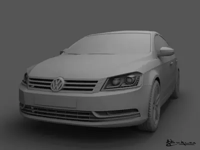 Volkswagen Passat Sedan 2011 3D model