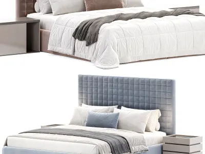 Brandon Bed By Luxury Giuliomarelli Low-poly 3D model