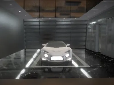 Lykan Veloses Car Free low-poly 3D model