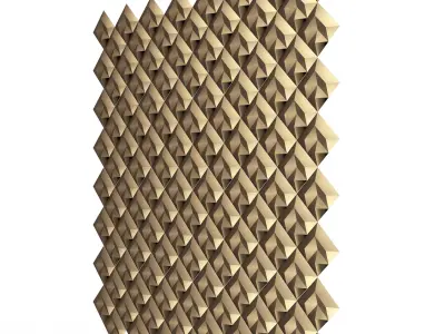 3D Wall Panel 06 Low-poly 3D model