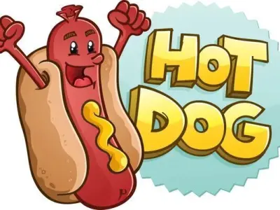 3D Low poly CARTOON lovely hotdog truck Low-poly 3D model