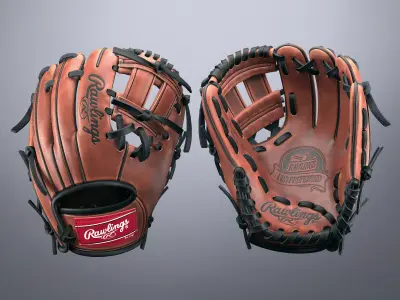 Baseball Glove 3D model